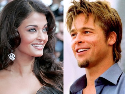 I would like to work with Aishwarya Rai Bachchan: Brad Pitt